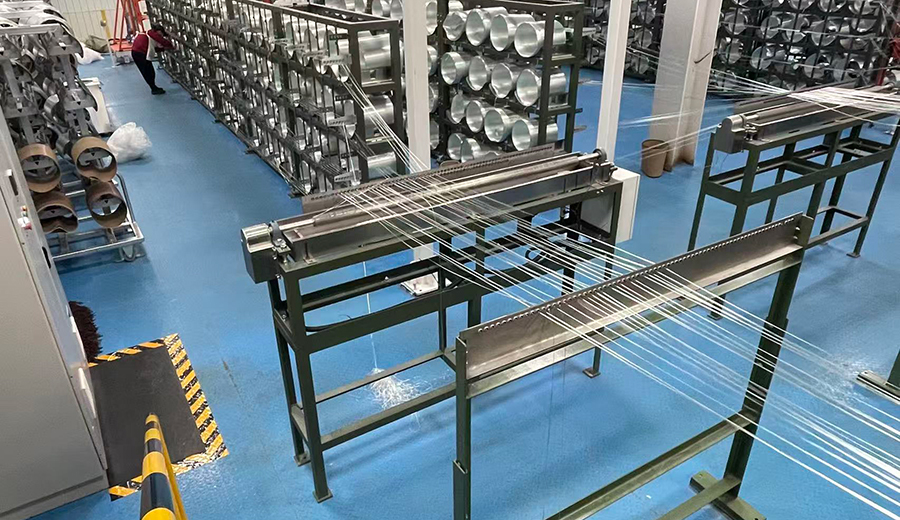 短切纱架客户现场